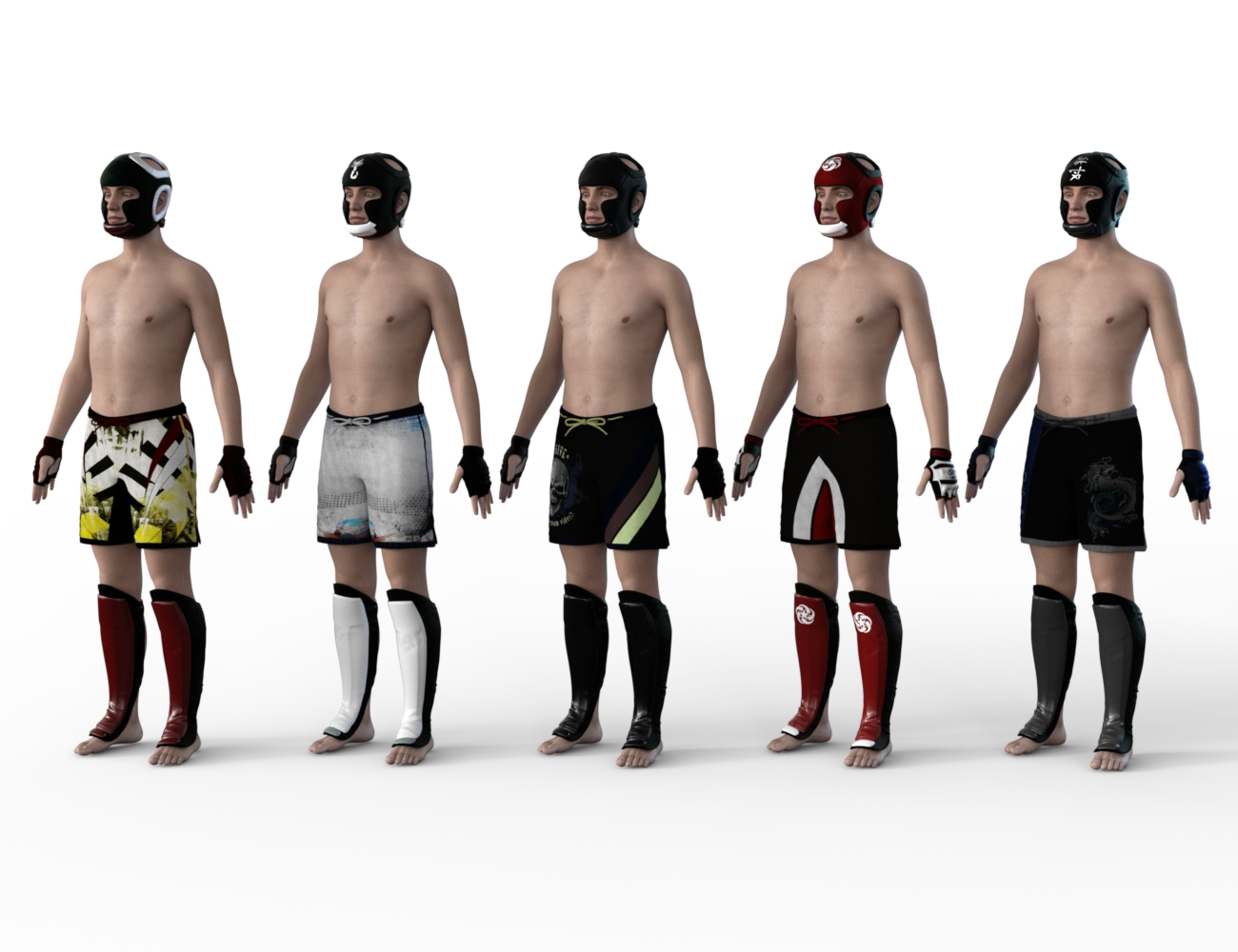 FBX- Base Male MMA Outfit FBX- Base Male MMA Outfit by: Paleo, 3D Models by Daz 3D