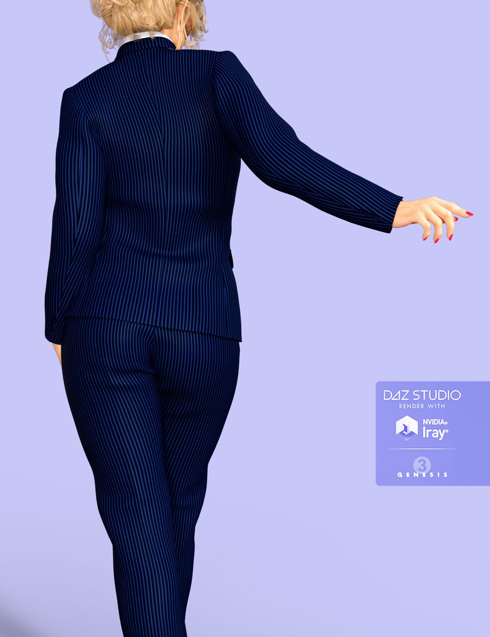 H&C Business Suit for Genesis 3 Female(s) by: IH Kang, 3D Models by Daz 3D