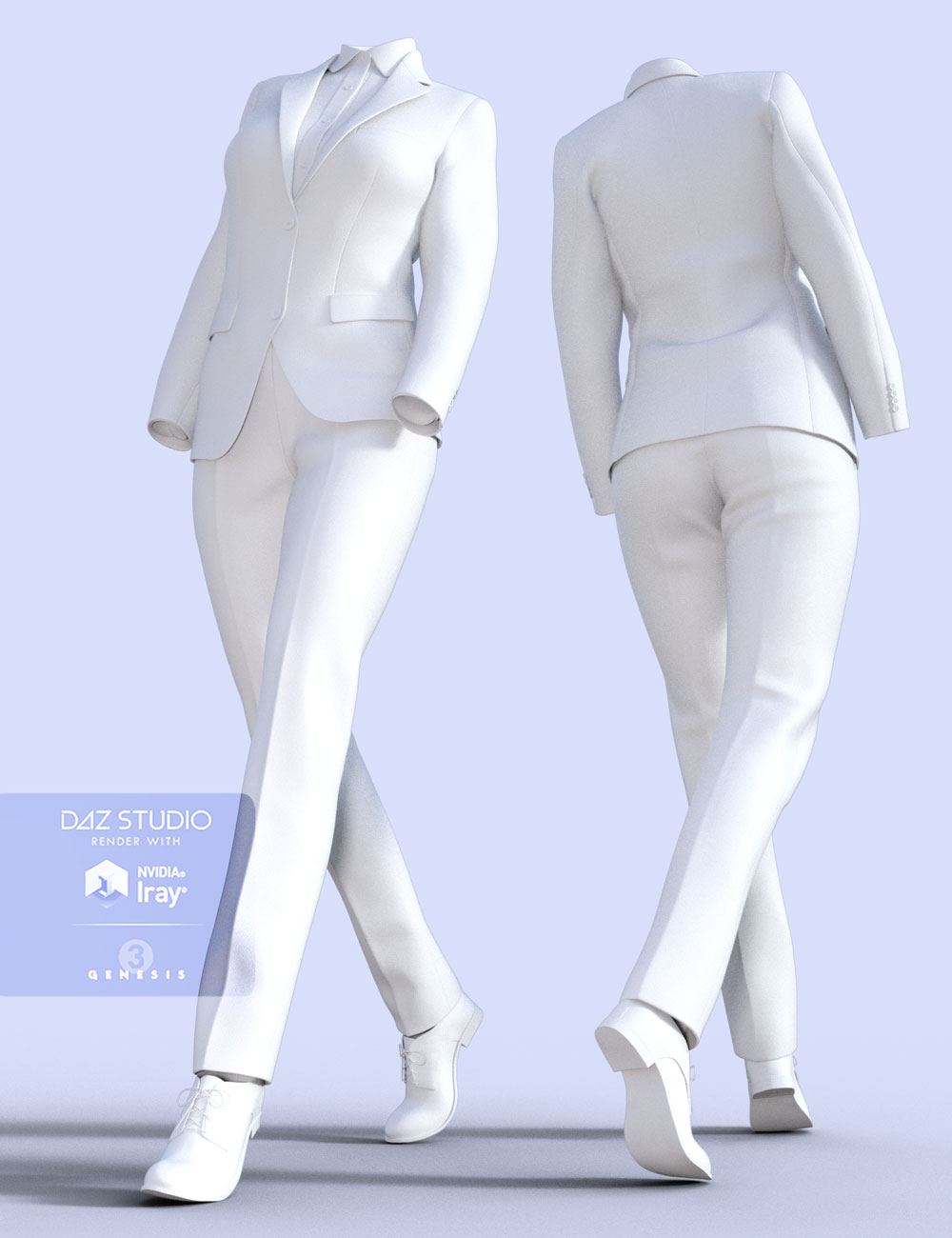 H&C Business Suit for Genesis 3 Female(s) by: IH Kang, 3D Models by Daz 3D