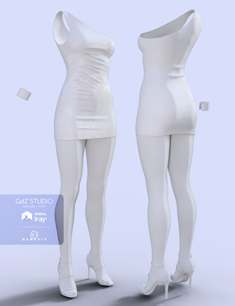 H&C Club Dress C for Genesis 3 Female(s) by: IH Kang, 3D Models by Daz 3D