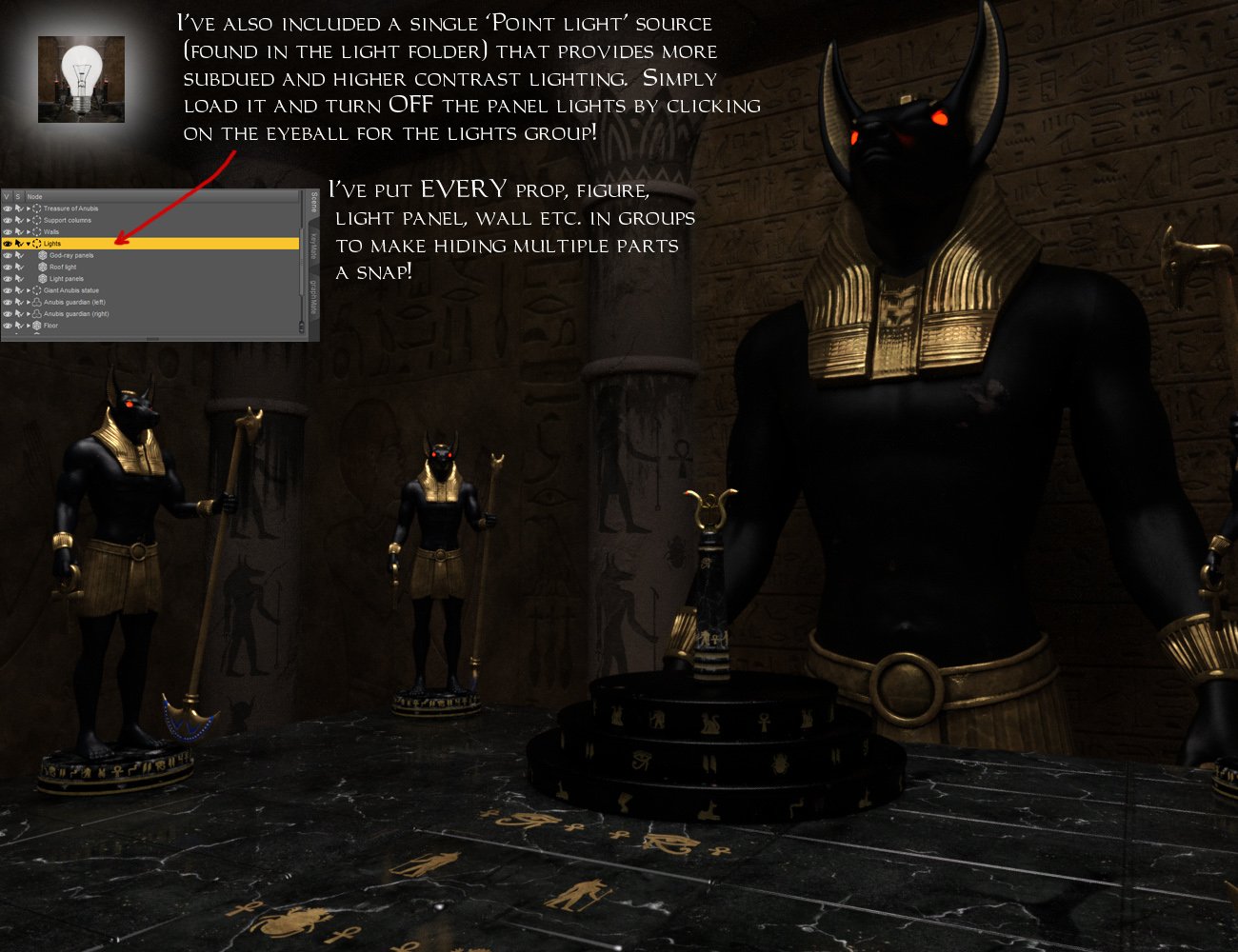 The Temple of Anubis The Temple of Anubis by: Wicked Creations, 3D Models by Daz 3D
