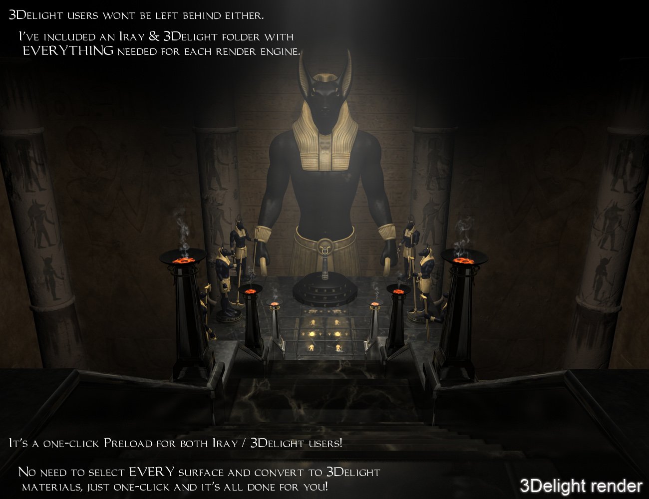 The Temple of Anubis The Temple of Anubis by: Wicked Creations, 3D Models by Daz 3D