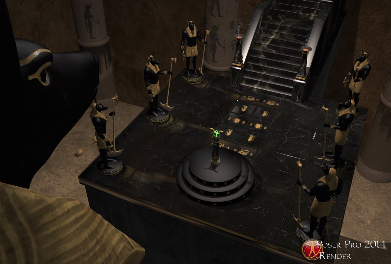 The Temple of Anubis The Temple of Anubis by: Wicked Creations, 3D Models by Daz 3D