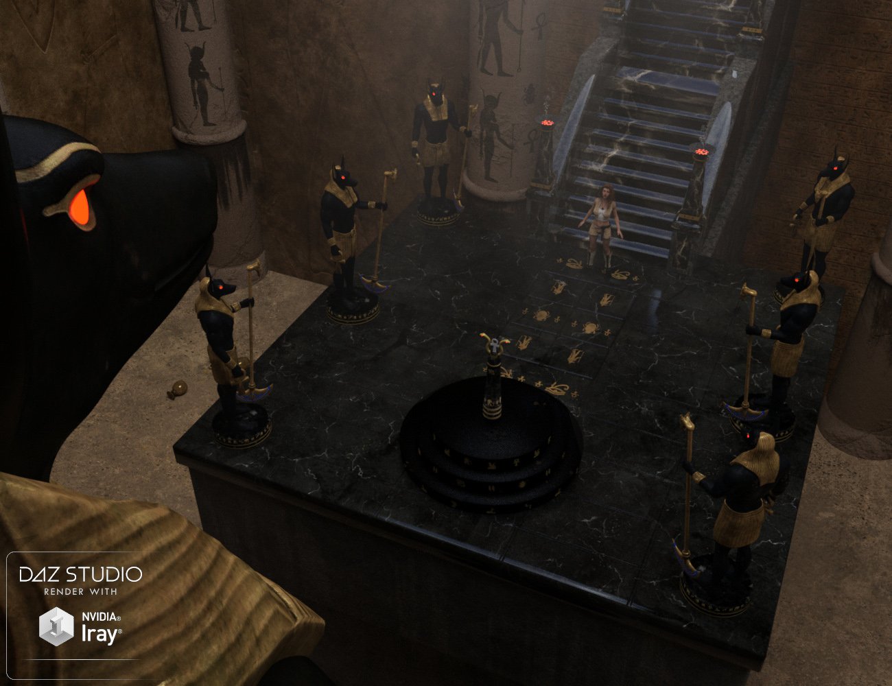 The Temple of Anubis The Temple of Anubis by: Wicked Creations, 3D Models by Daz 3D