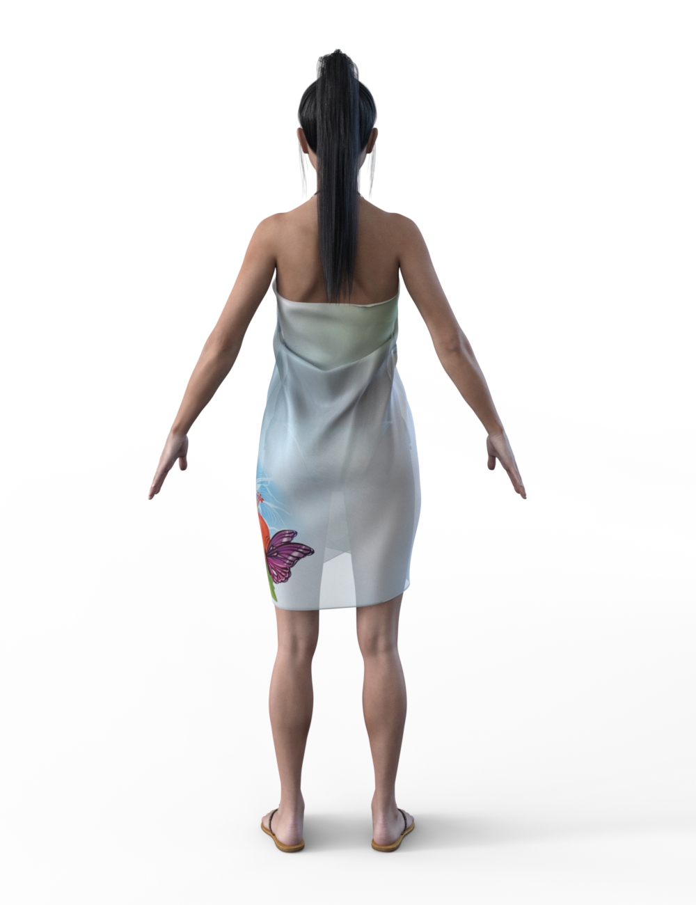 FBX- Base Female Corset Dress by: Paleo, 3D Models by Daz 3D