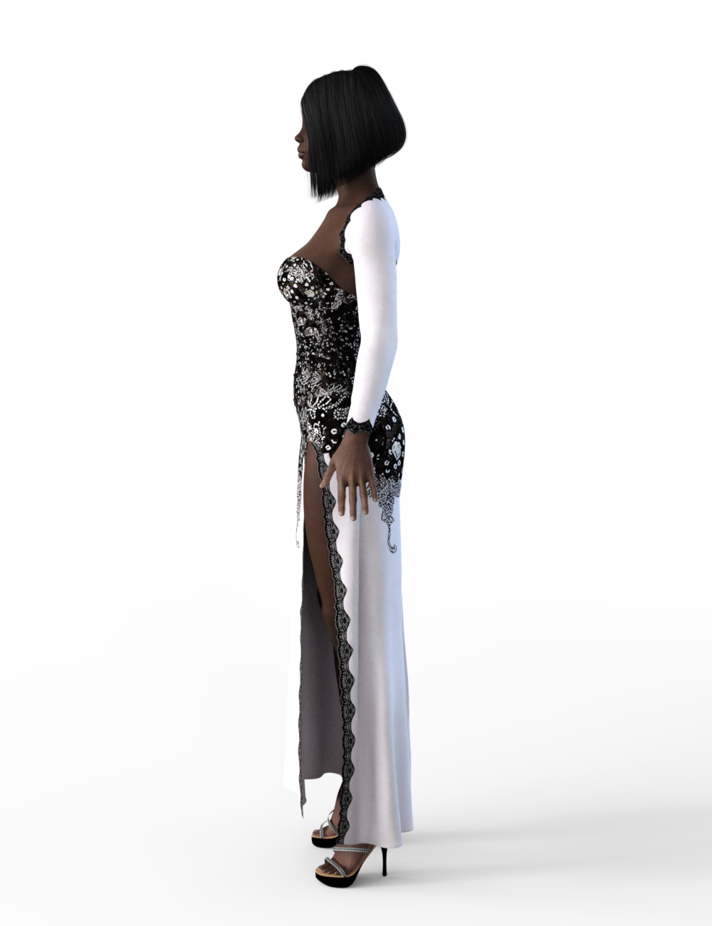 FBX- Lynsey Corset Dress FBX- Lynsey Corset Dress by: Paleo, 3D Models by Daz 3D