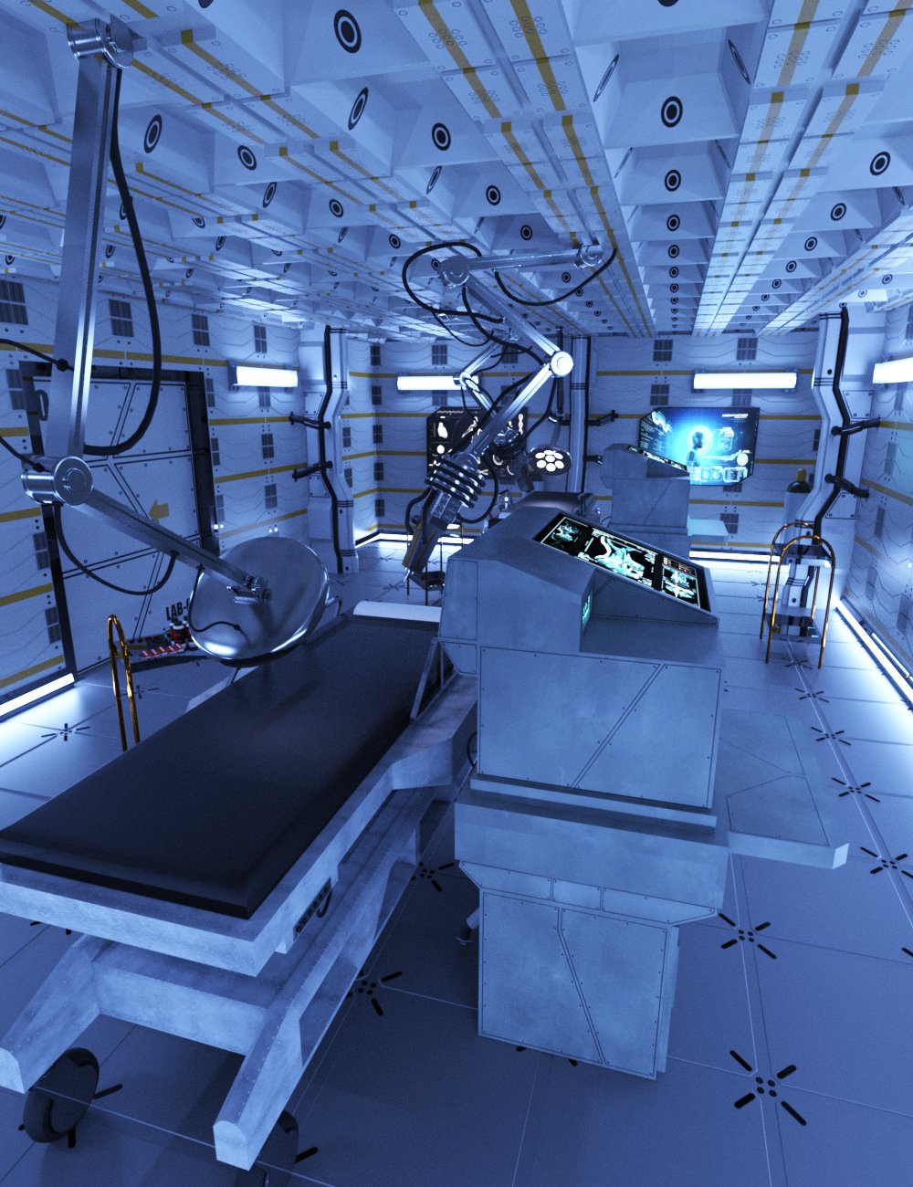 Futuristic Laboratory by: Tesla3dCorp, 3D Models by Daz 3D