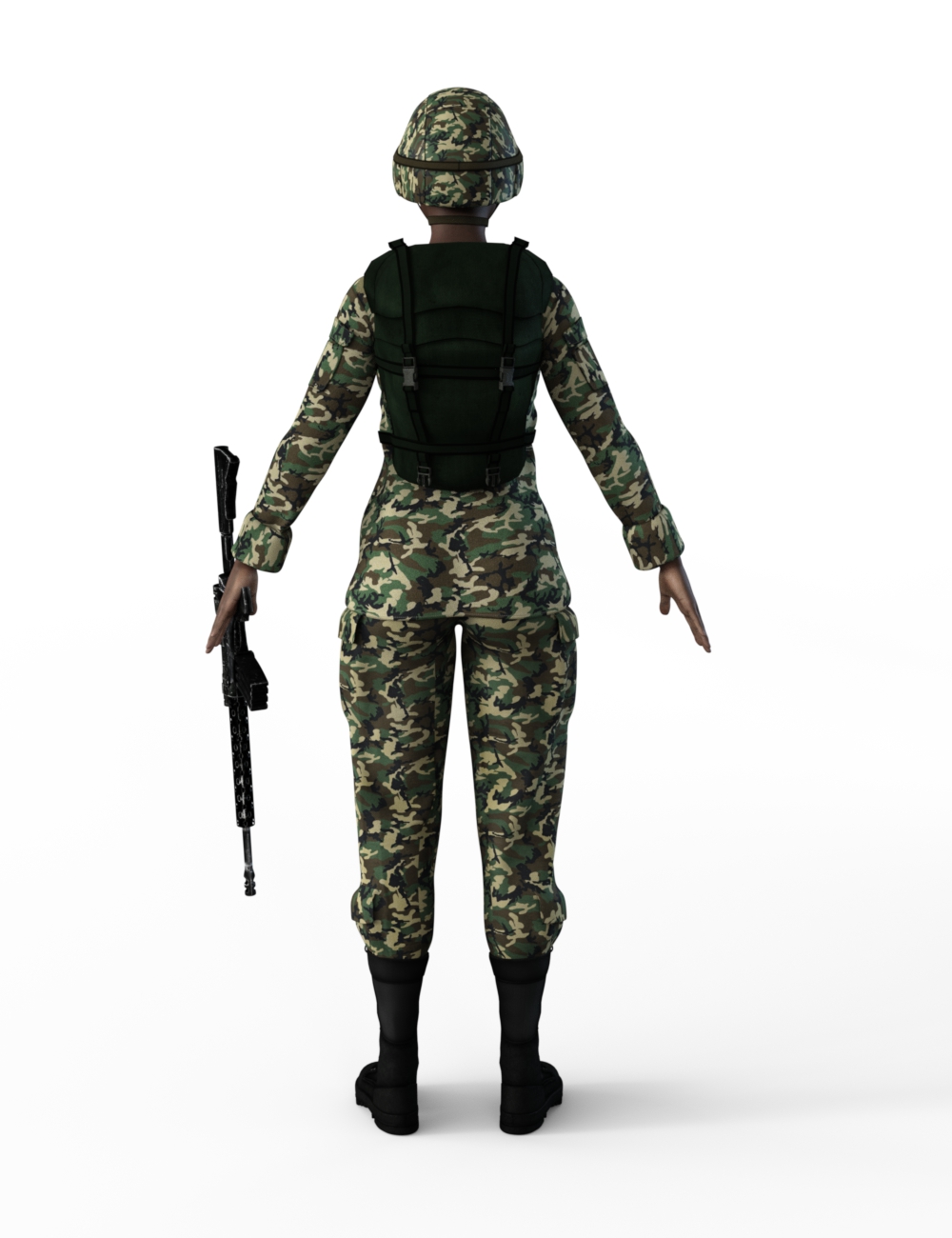 FBX- Lynsey Army Uniform by: Paleo, 3D Models by Daz 3D