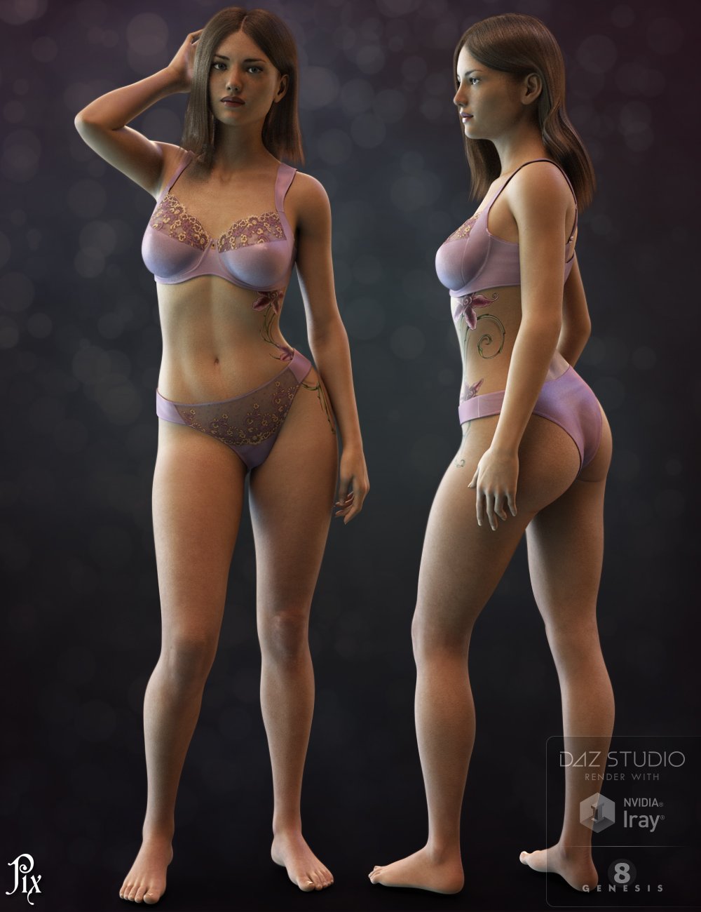 Pix Liliana for Genesis 8 Female Pix Liliana for Genesis 8 Female by: Pixeluna, 3D Models by Daz 3D