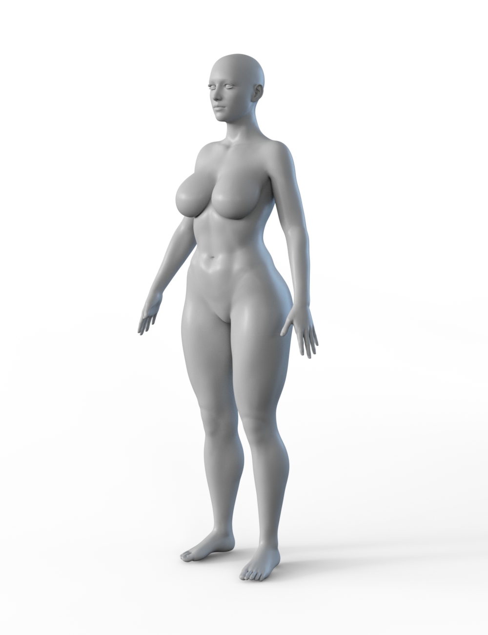 FBX- Base Female Frosty Winter Outfit by: Paleo, 3D Models by Daz 3D