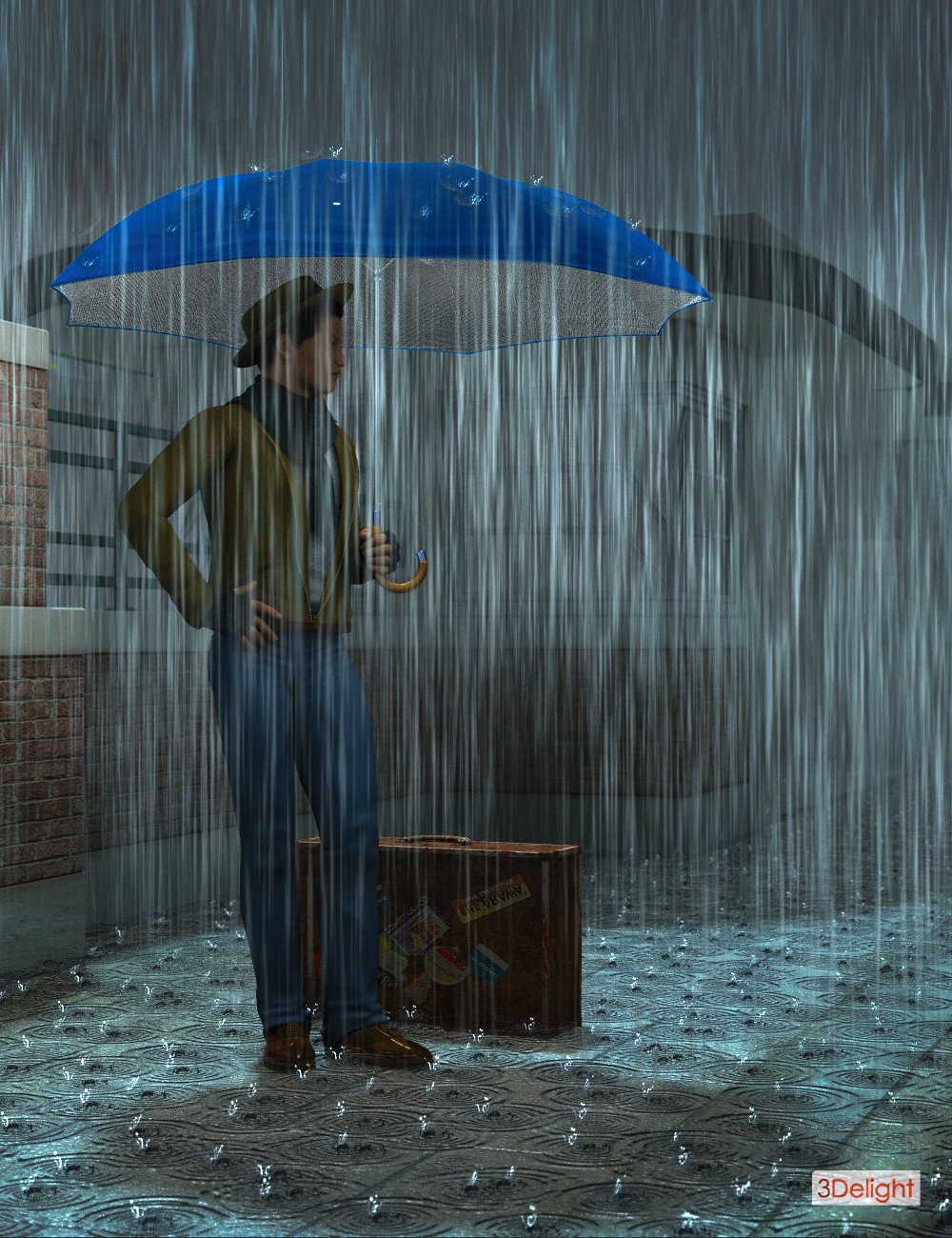 Heavy Rain for 3Delight and Iray Heavy Rain for 3Delight and Iray by: Marshian, 3D Models by Daz 3D