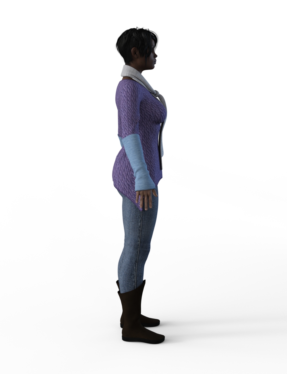 FBX- Lynsey Frosty Winter Outfit FBX- Lynsey Frosty Winter Outfit by: Paleo, 3D Models by Daz 3D