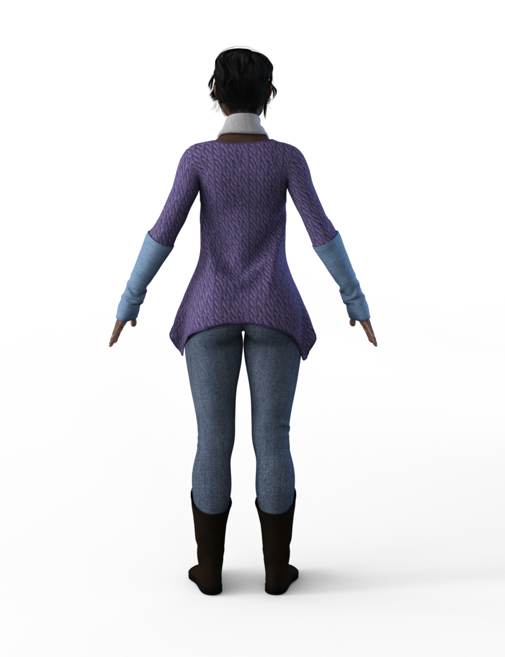 FBX- Lynsey Frosty Winter Outfit by: Paleo, 3D Models by Daz 3D