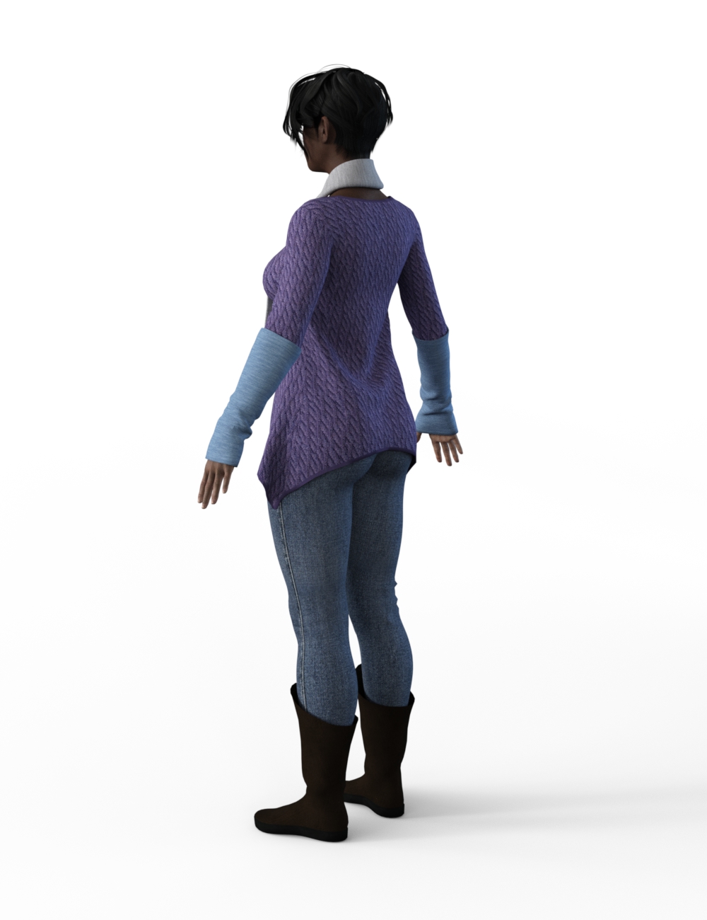 FBX- Lynsey Frosty Winter Outfit FBX- Lynsey Frosty Winter Outfit by: Paleo, 3D Models by Daz 3D