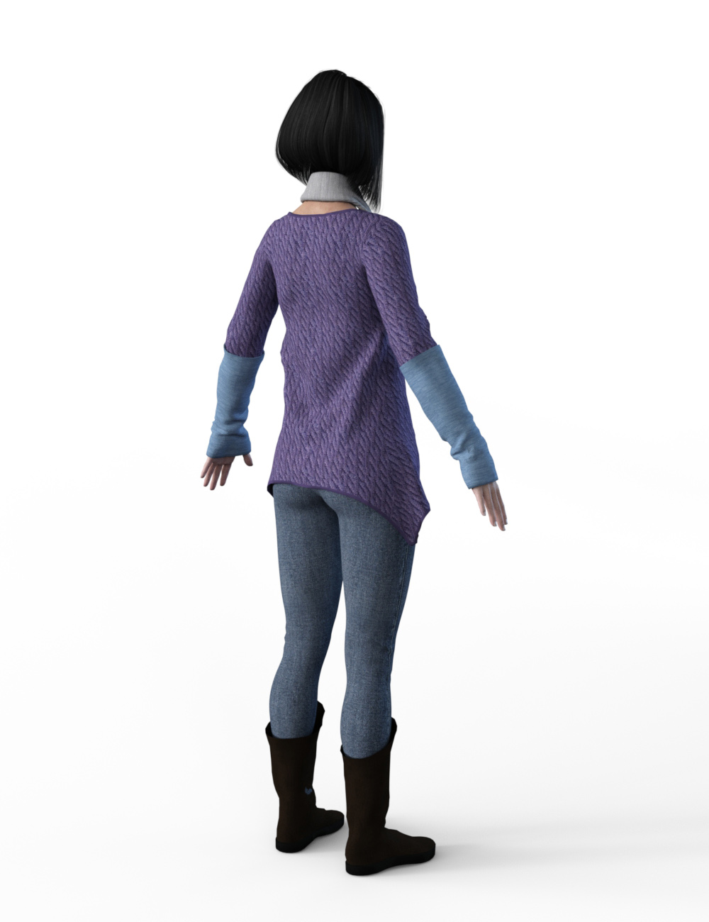 FBX- Mei Lin Frosty Winter Outfit FBX- Mei Lin Frosty Winter Outfit by: Paleo, 3D Models by Daz 3D