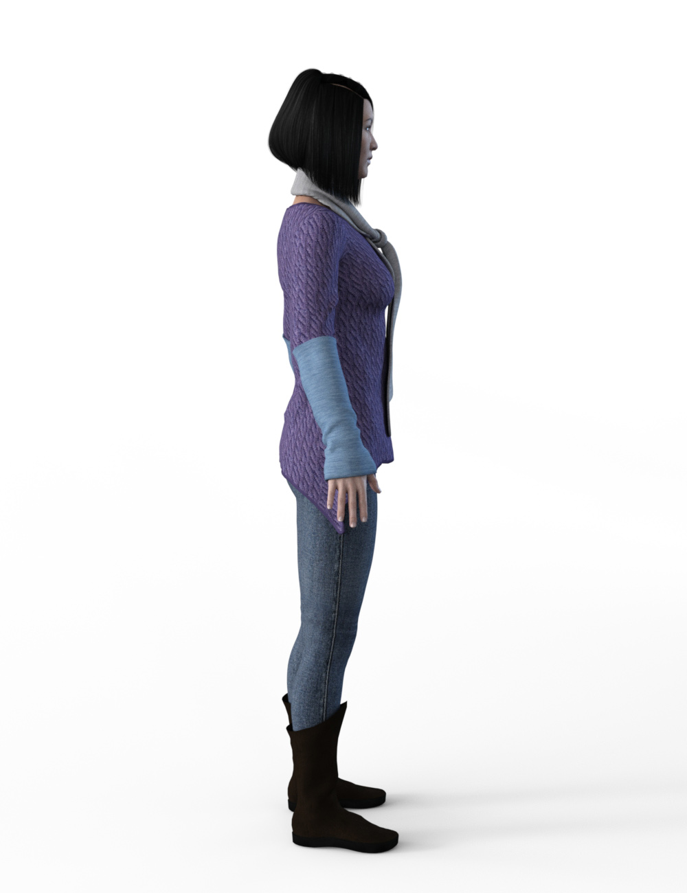 FBX- Base Female Vigilante Outfit FBX- Base Female Vigilante Outfit by: Paleo, 3D Models by Daz 3D