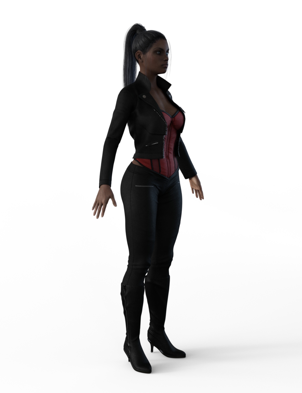 FBX- Lynsey Vigilante Outfit FBX- Lynsey Vigilante Outfit by: Paleo, 3D Models by Daz 3D