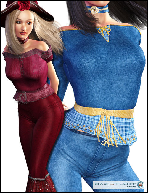 La Fille en Rose Styles by: karanta, 3D Models by Daz 3D
