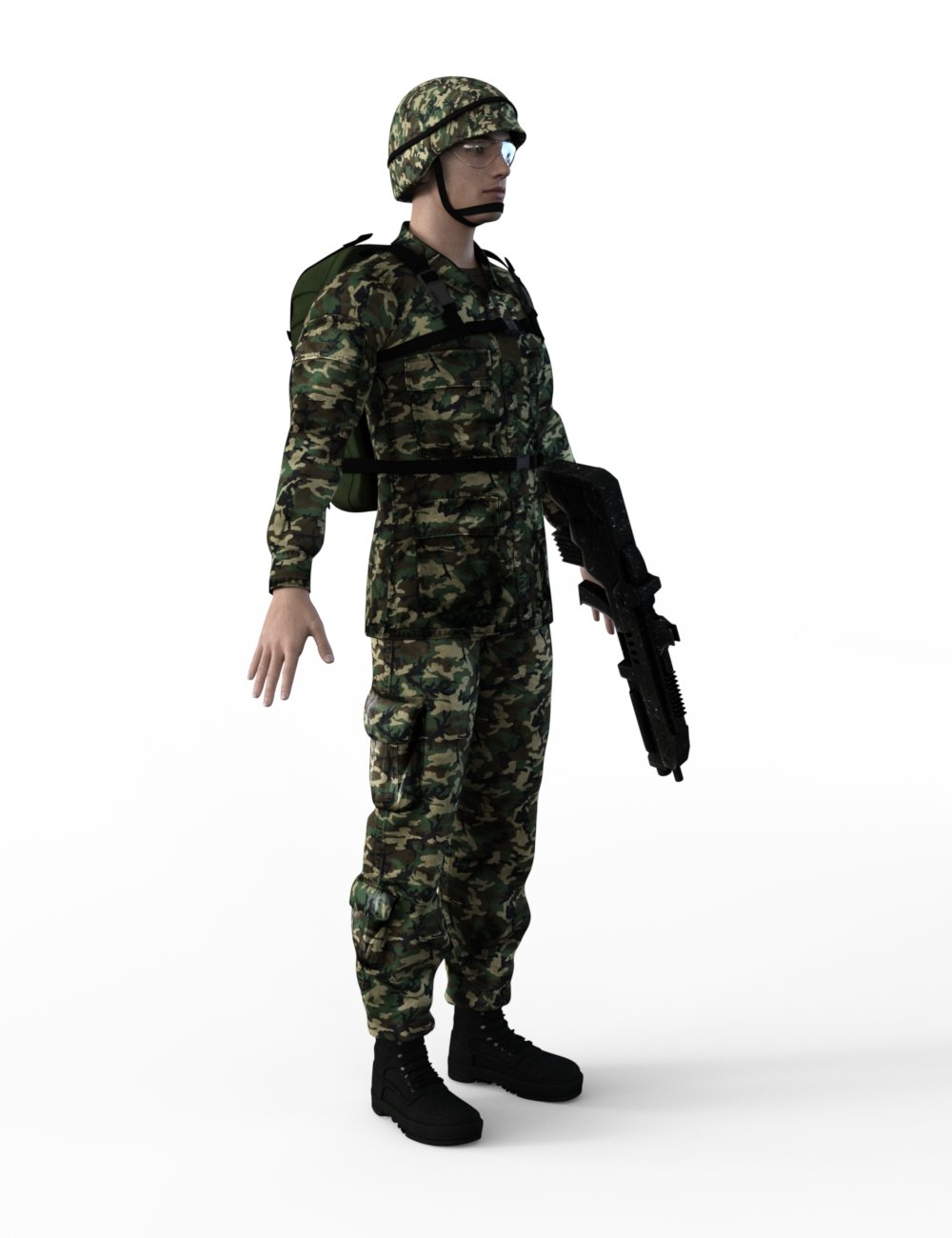 FBX- Base Male Army Uniform FBX- Base Male Army Uniform by: Paleo, 3D Models by Daz 3D