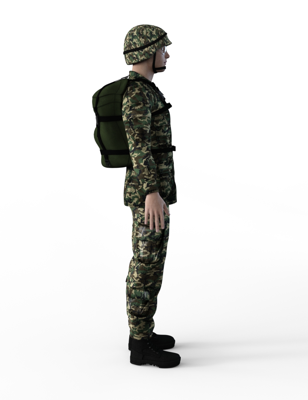FBX- Base Male Army Uniform by: Paleo, 3D Models by Daz 3D