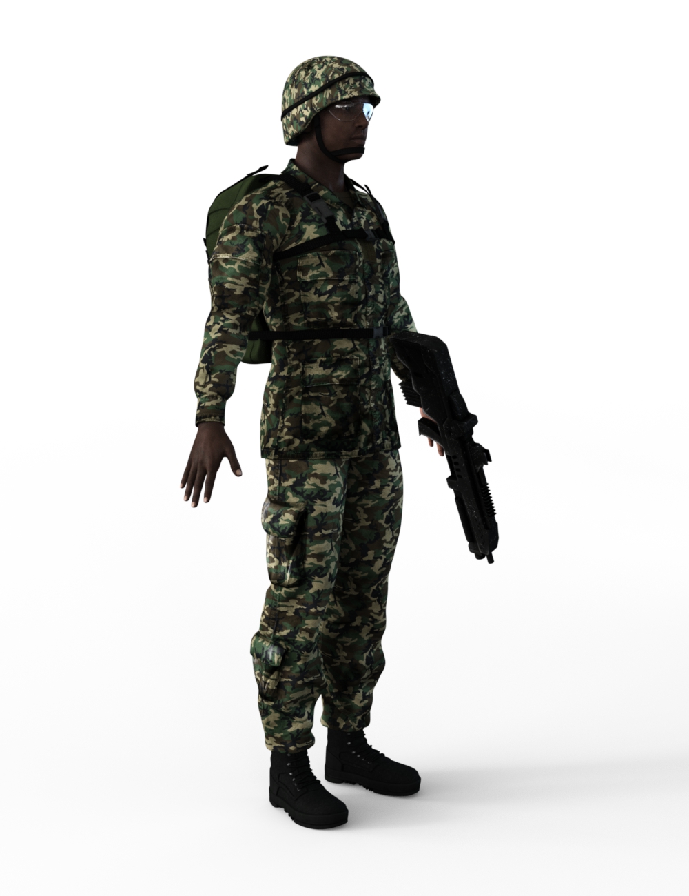 FBX- Dash Army Uniform by: Paleo, 3D Models by Daz 3D