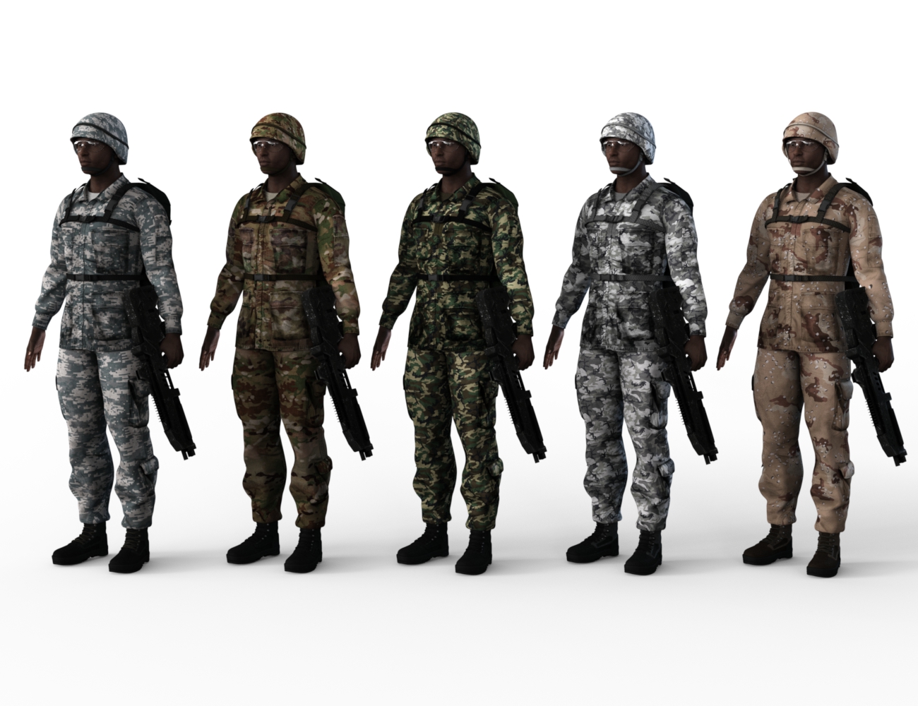 FBX- Dash Army Uniform by: Paleo, 3D Models by Daz 3D