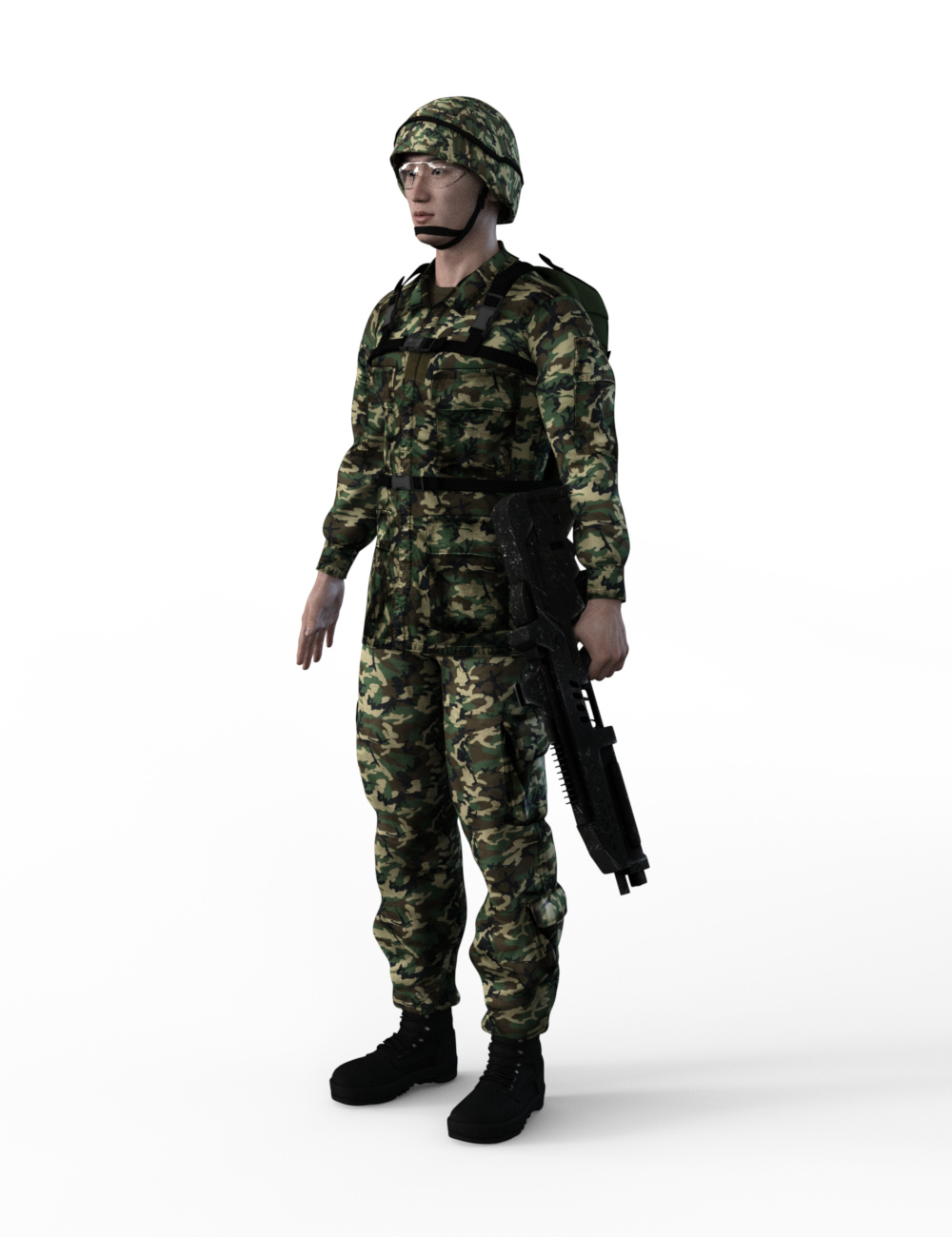 FBX- Lee Army Uniform by: Paleo, 3D Models by Daz 3D