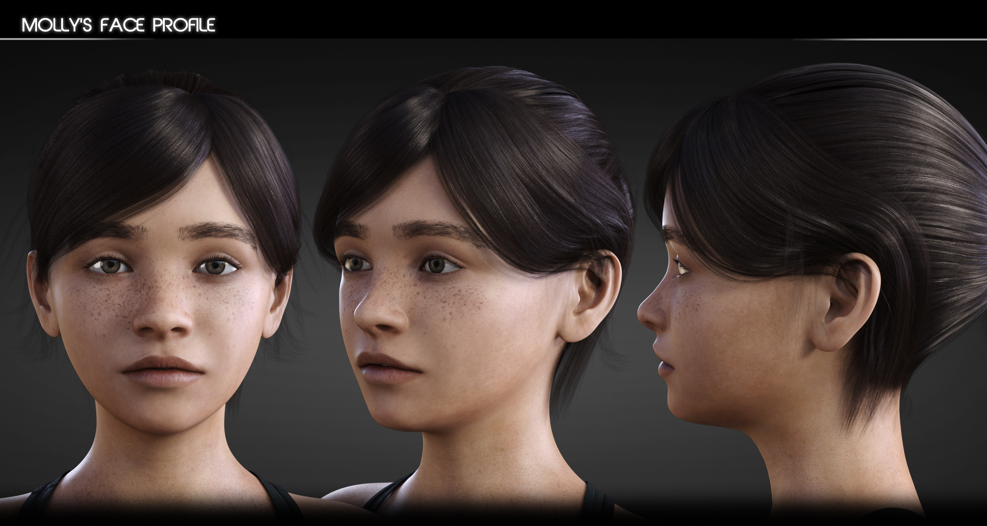 Molly HD for Genesis 3 Female by: Zev0, 3D Models by Daz 3D