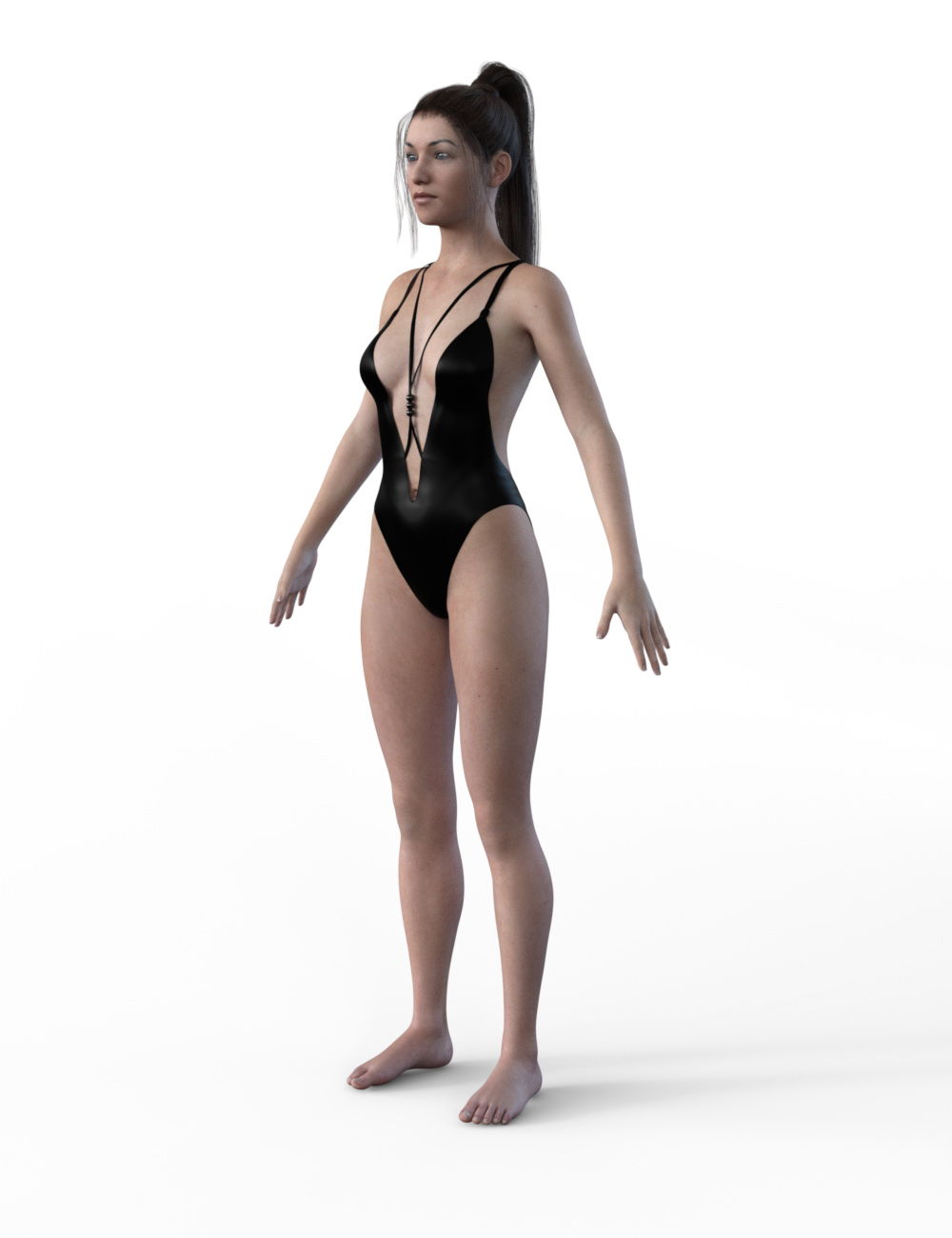 FBX- Lynsey Monokini Outfit by: Paleo, 3D Models by Daz 3D