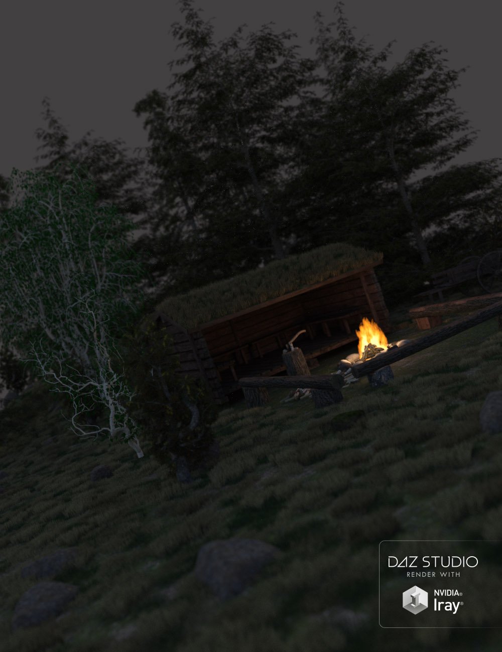 Trail Shelter by: Code 66, 3D Models by Daz 3D