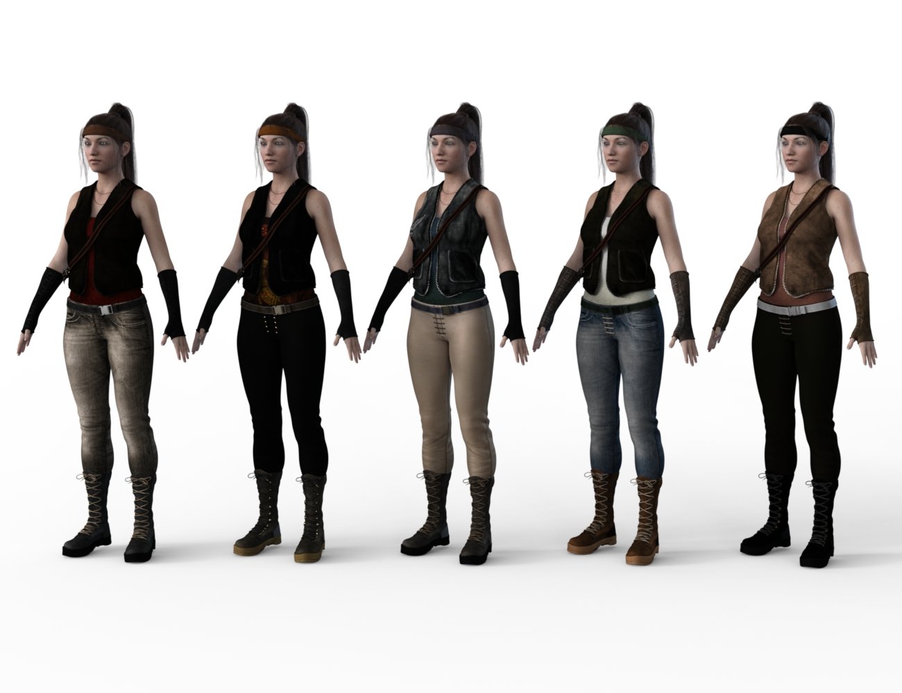 FBX- Base Female Wall Ranger FBX- Base Female Wall Ranger by: Paleo, 3D Models by Daz 3D