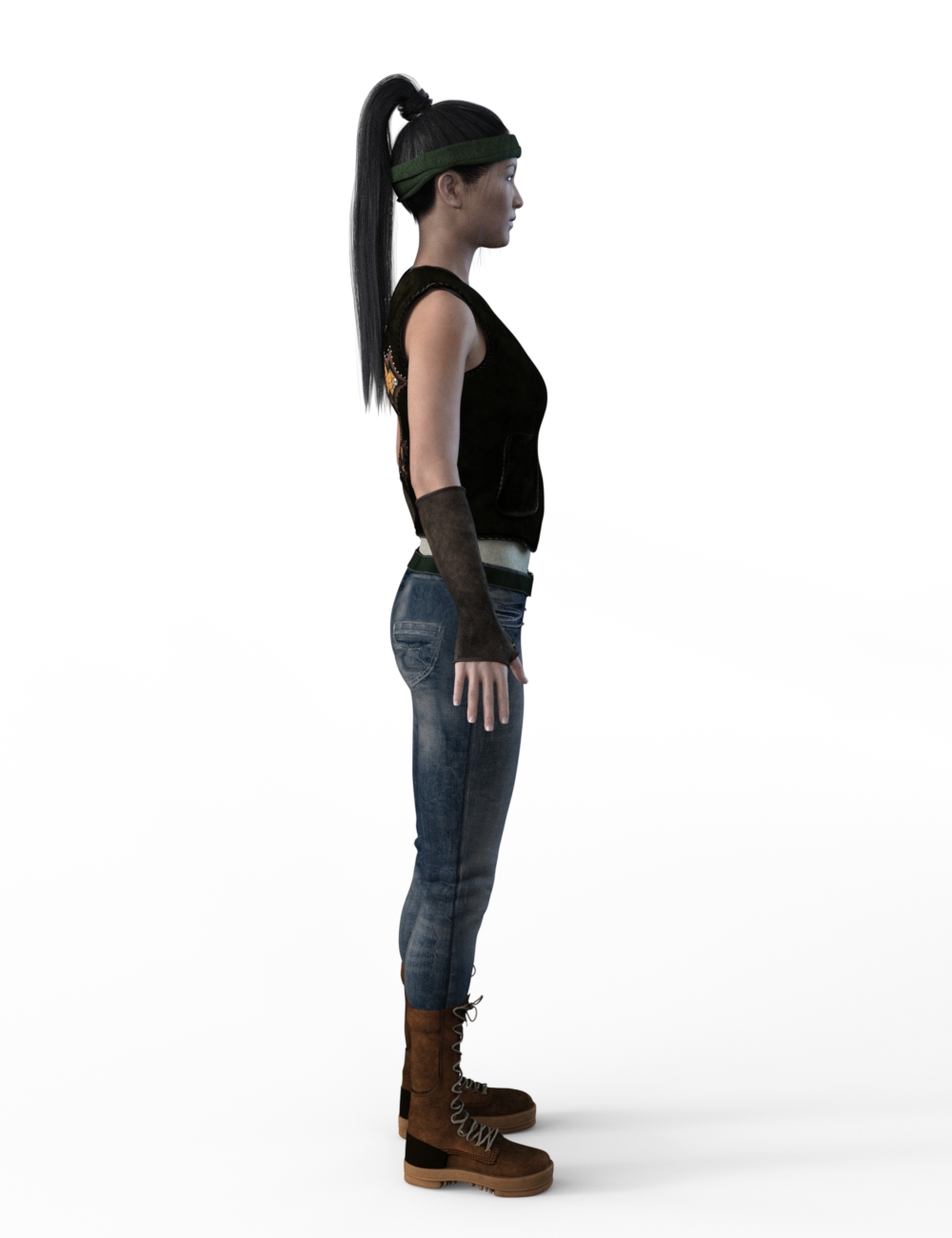 FBX- Mei Lin Wall Ranger by: Paleo, 3D Models by Daz 3D