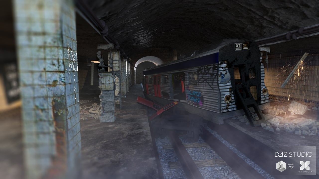 Subway Apocalypse Subway Apocalypse by: PerspectX, 3D Models by Daz 3D