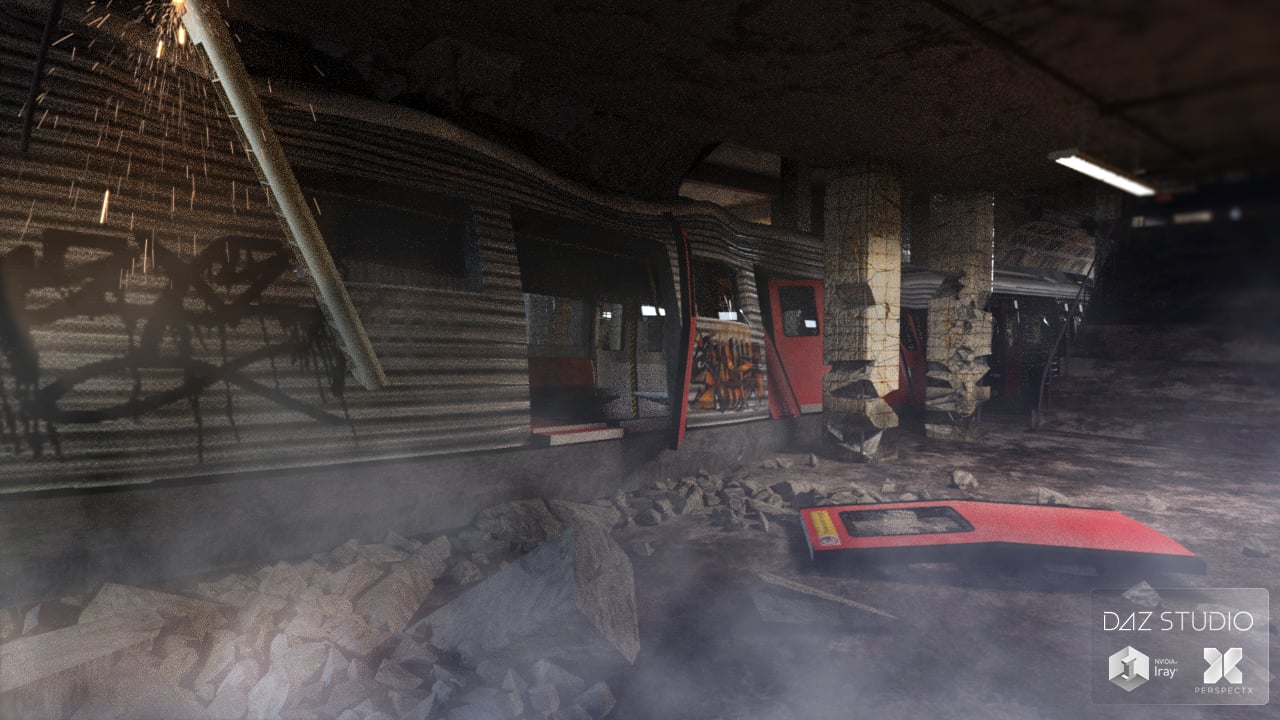 Subway Apocalypse Subway Apocalypse by: PerspectX, 3D Models by Daz 3D
