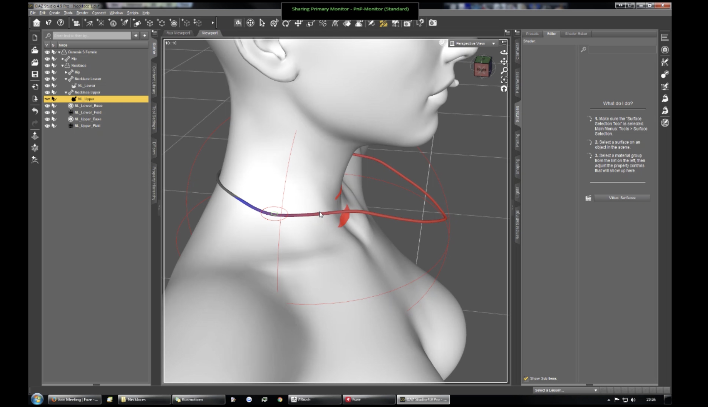 Daz Studio Masterclass : Rigging Necklaces by: Digital Art Liveesha, 3D Models by Daz 3D