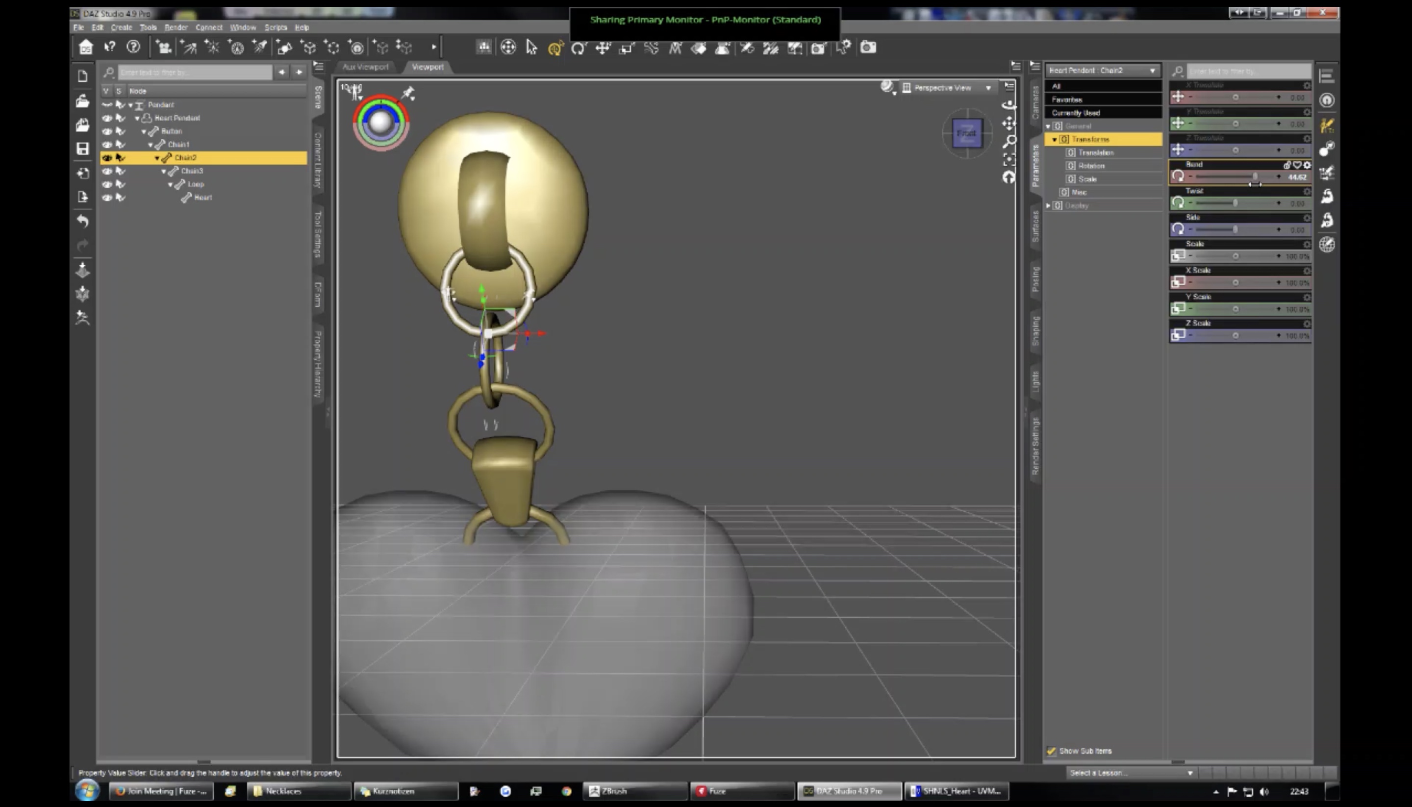 Daz Studio Masterclass : Rigging Necklaces by: Digital Art Liveesha, 3D Models by Daz 3D