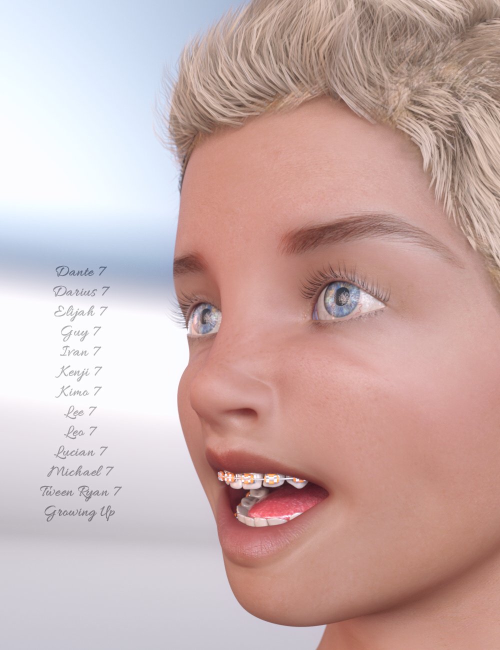Conforming Braces for Genesis 3 by: Mattymanx, 3D Models by Daz 3D