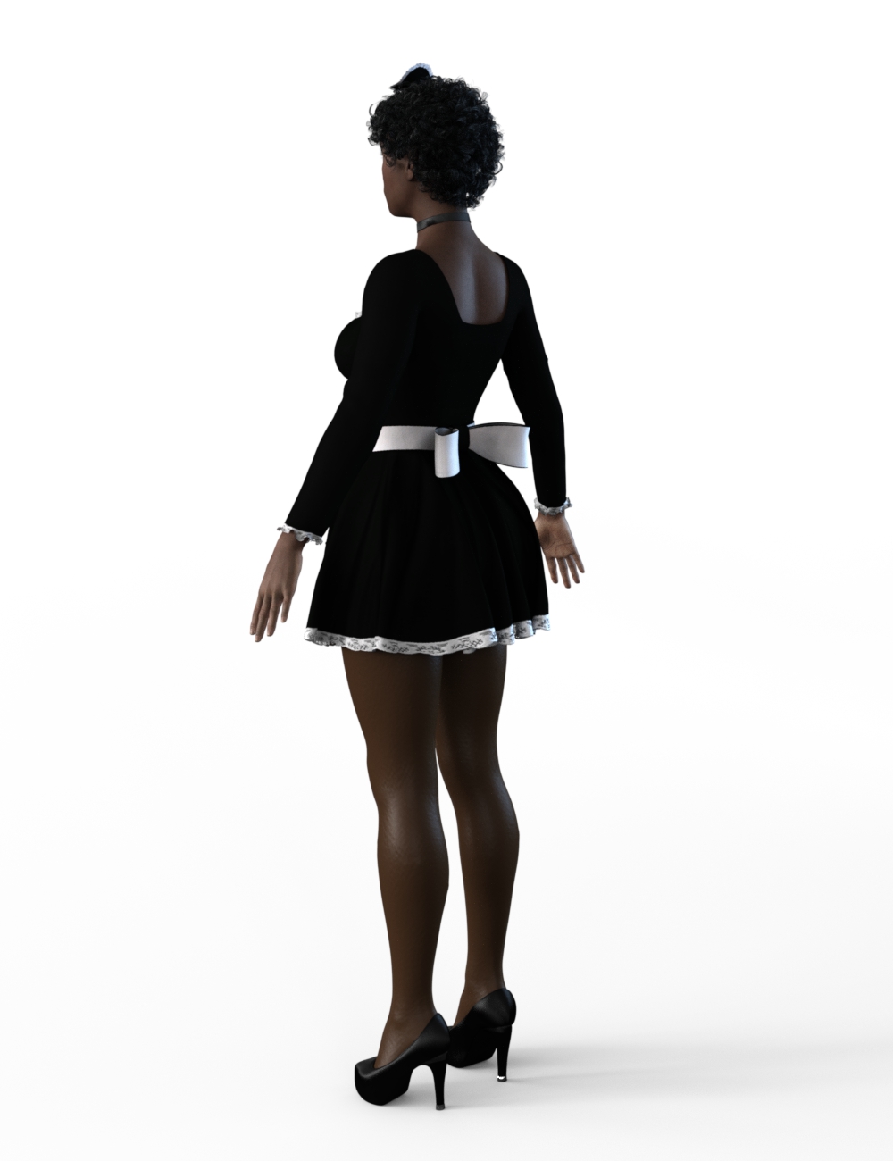 FBX- Lynsey French Maid Uniform by: Paleo, 3D Models by Daz 3D