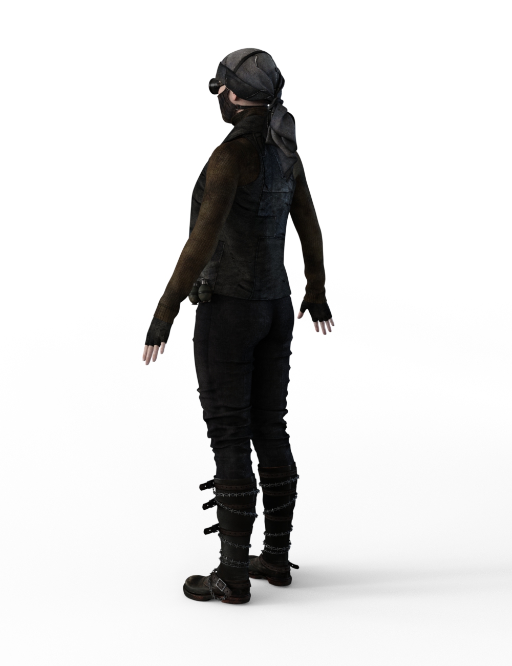 FBX- Base Female Rough Rider by: Paleo, 3D Models by Daz 3D