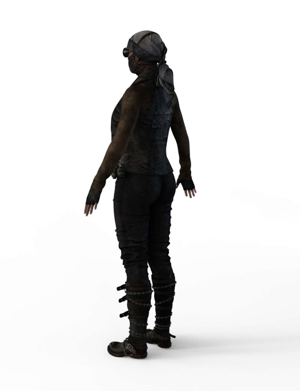 FBX- Lynsey Rough Rider by: Paleo, 3D Models by Daz 3D