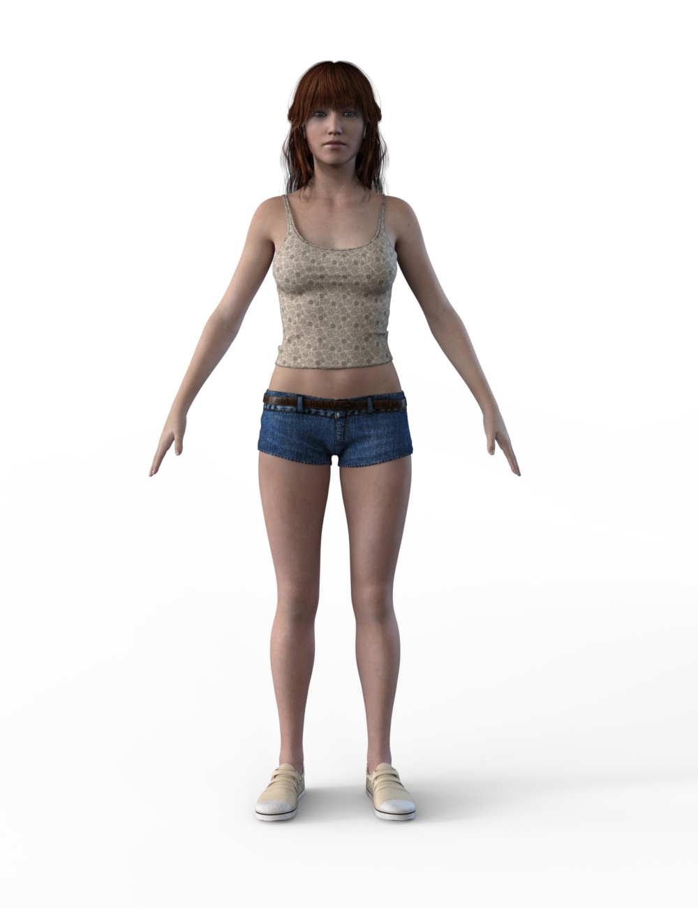 FBX- Base Female Casual Sunday Outfit by: Paleo, 3D Models by Daz 3D