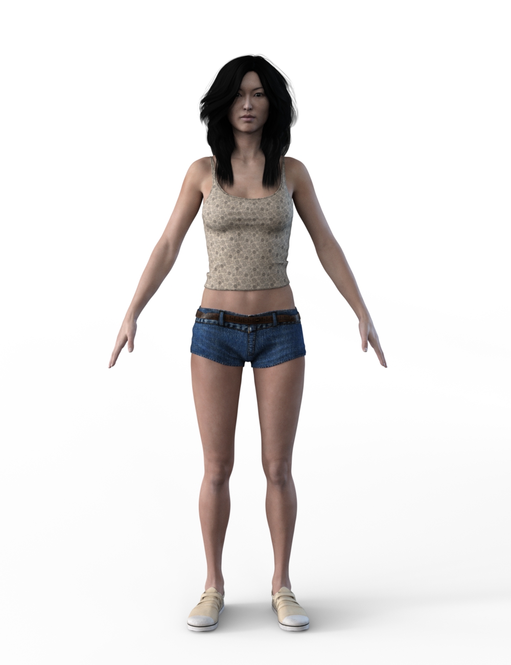 FBX- Lynsey Casual Sunday Outfit by: Paleo, 3D Models by Daz 3D