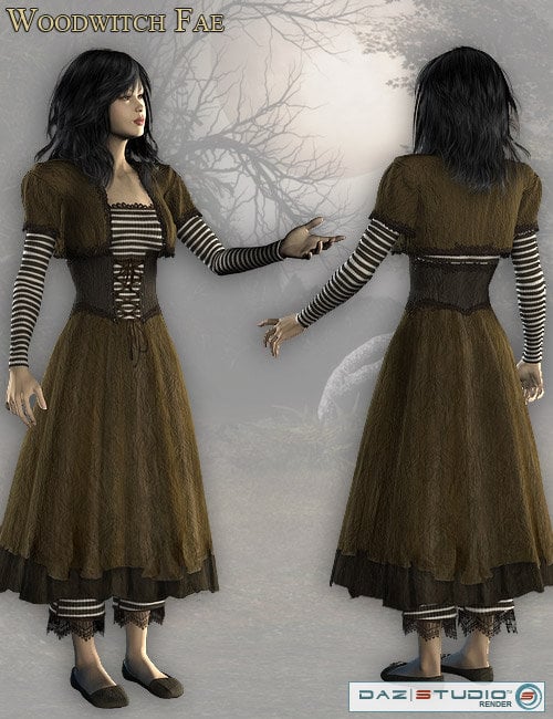 Woodwitch by: LaurieS, 3D Models by Daz 3D