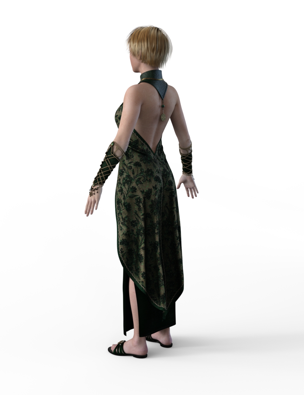 FBX- Lynsey Asian Evening Wear FBX- Lynsey Asian Evening Wear by: Paleo, 3D Models by Daz 3D