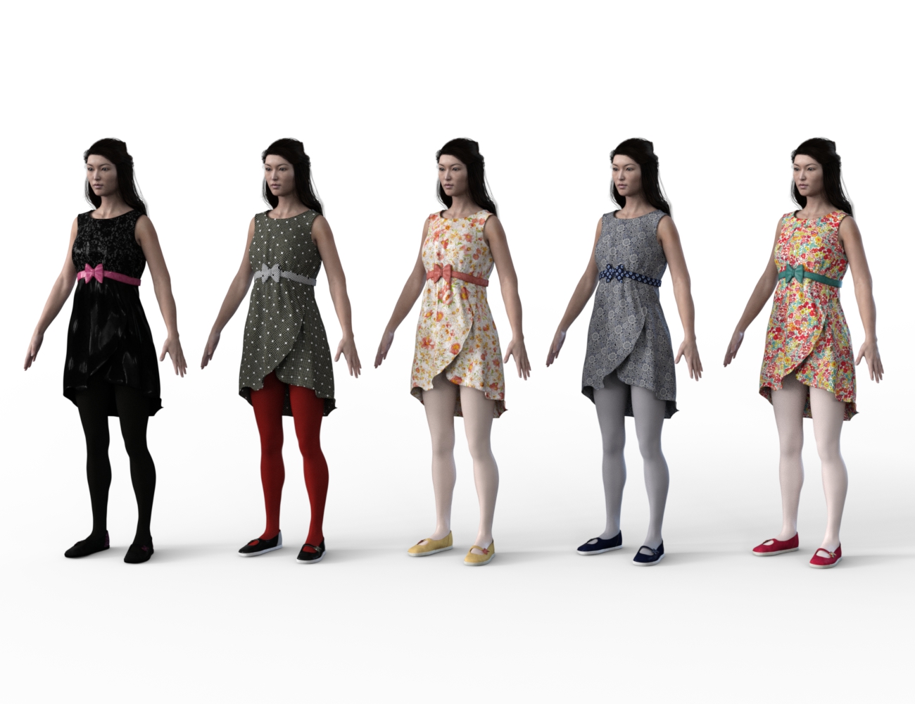 FBX- Mei Lin Sunday Morning Outfit FBX- Mei Lin Sunday Morning Outfit by: Paleo, 3D Models by Daz 3D