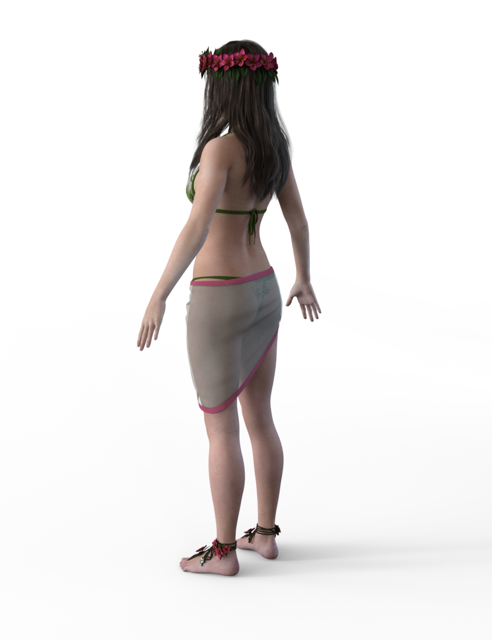 FBX- Base Female Kailani Outfit by: Paleo, 3D Models by Daz 3D