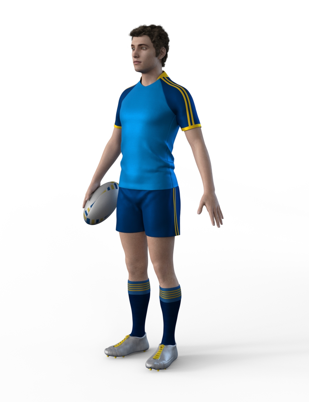 FBX- Base Male Rugby Player by: Paleo, 3D Models by Daz 3D