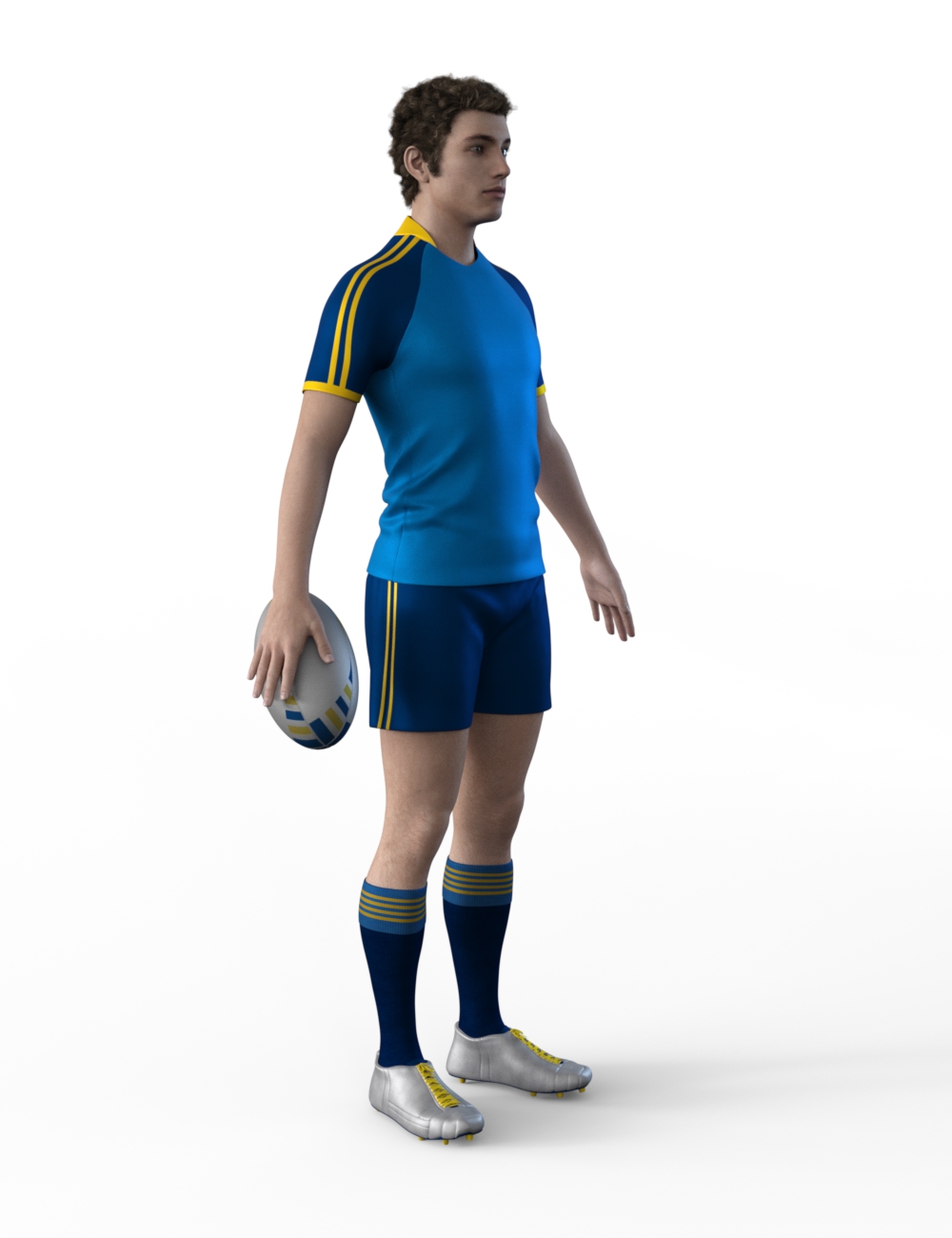 FBX- Base Male Rugby Player by: Paleo, 3D Models by Daz 3D