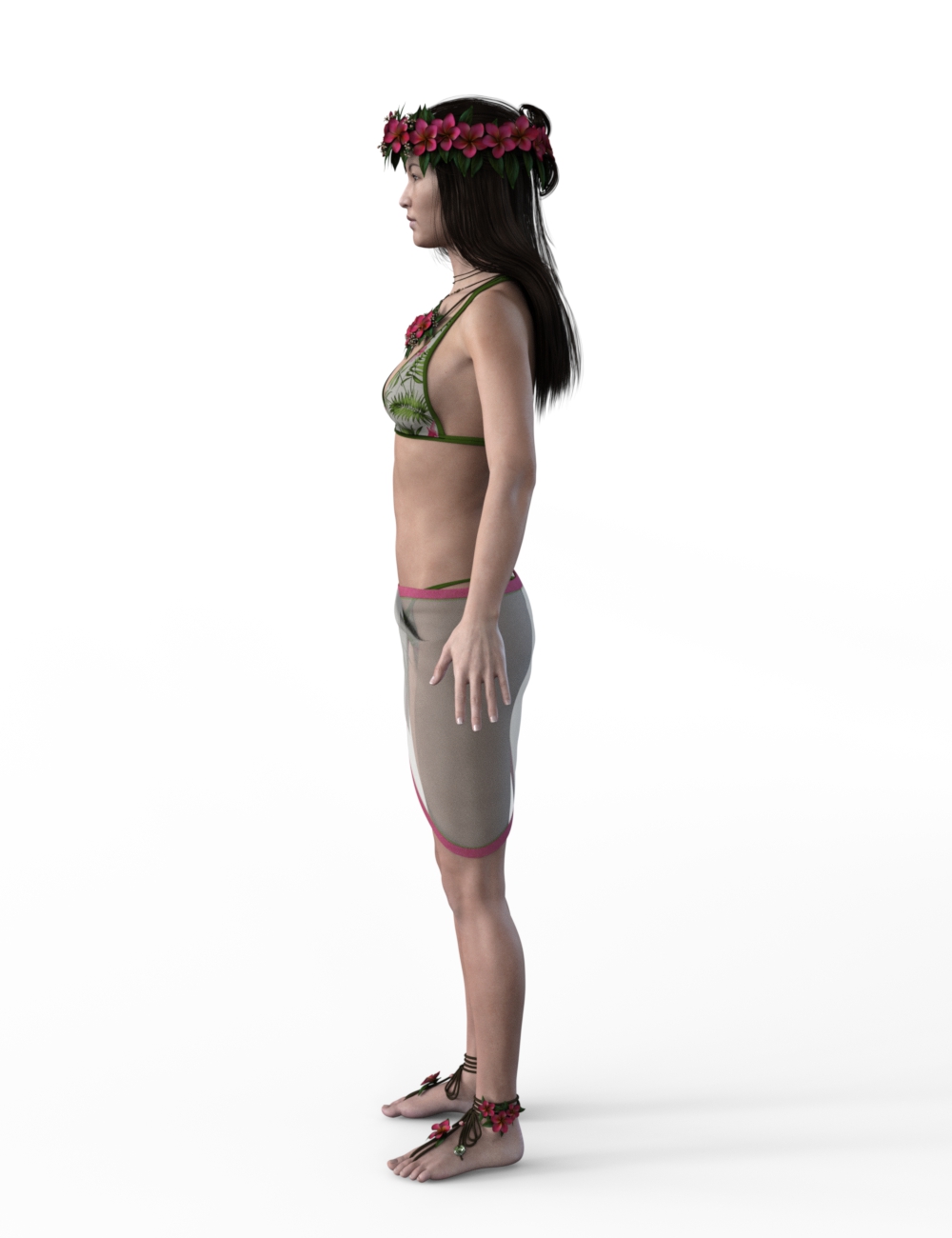 FBX- Mei Lin Kailani Outfit by: Paleo, 3D Models by Daz 3D