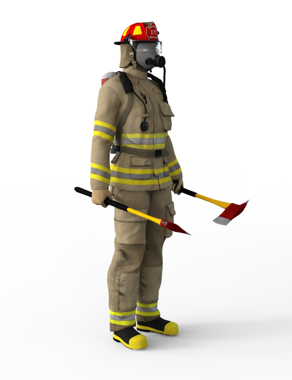 FBX- Dash Firefighter Uniform by: Paleo, 3D Models by Daz 3D